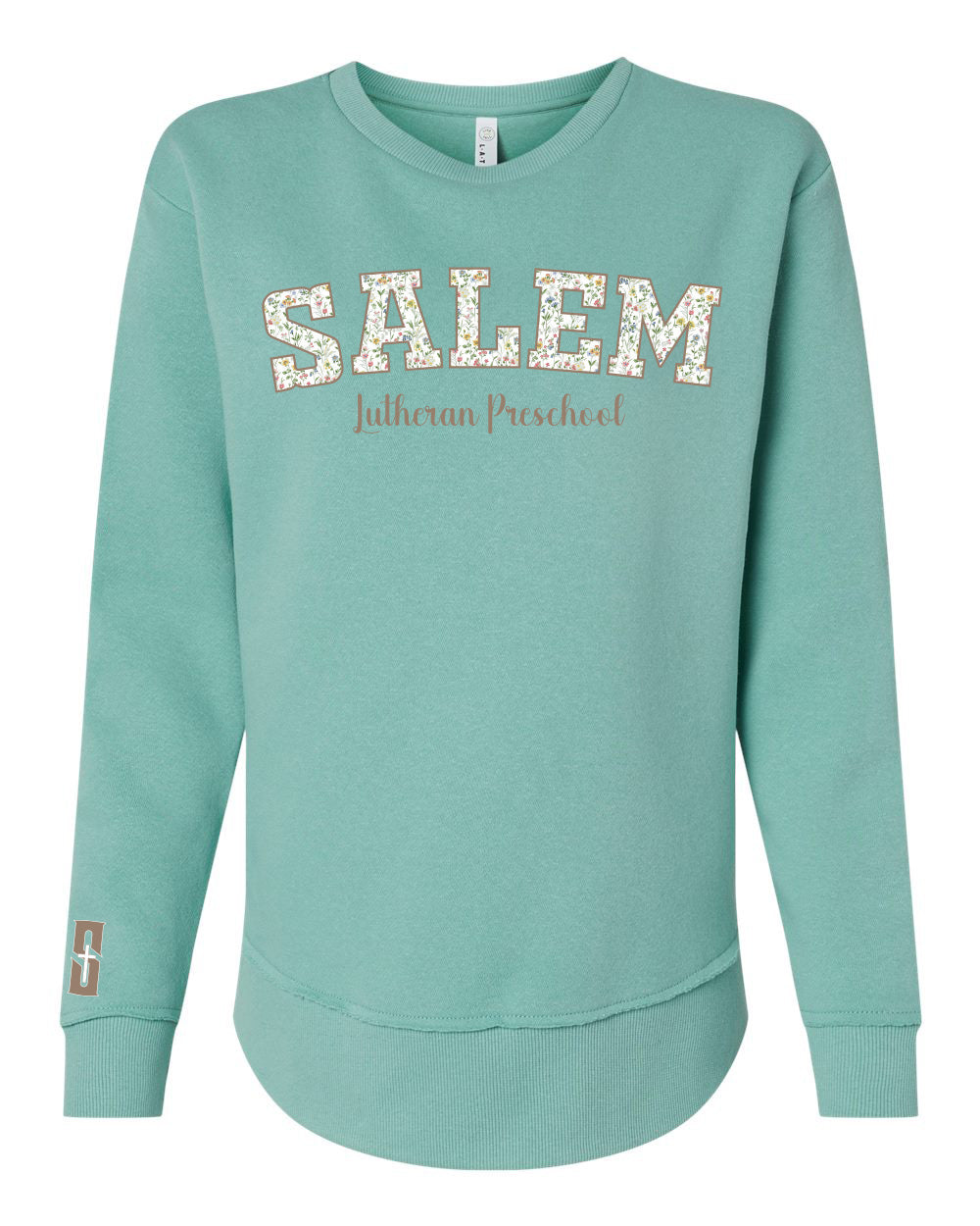 Ladies Drop Hem Preschool Sweatshirt